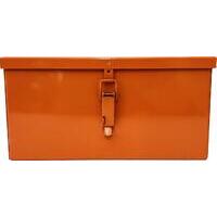 Cassetta porta attrezzi 280x140x140 mm arancio lucido portalucchetto